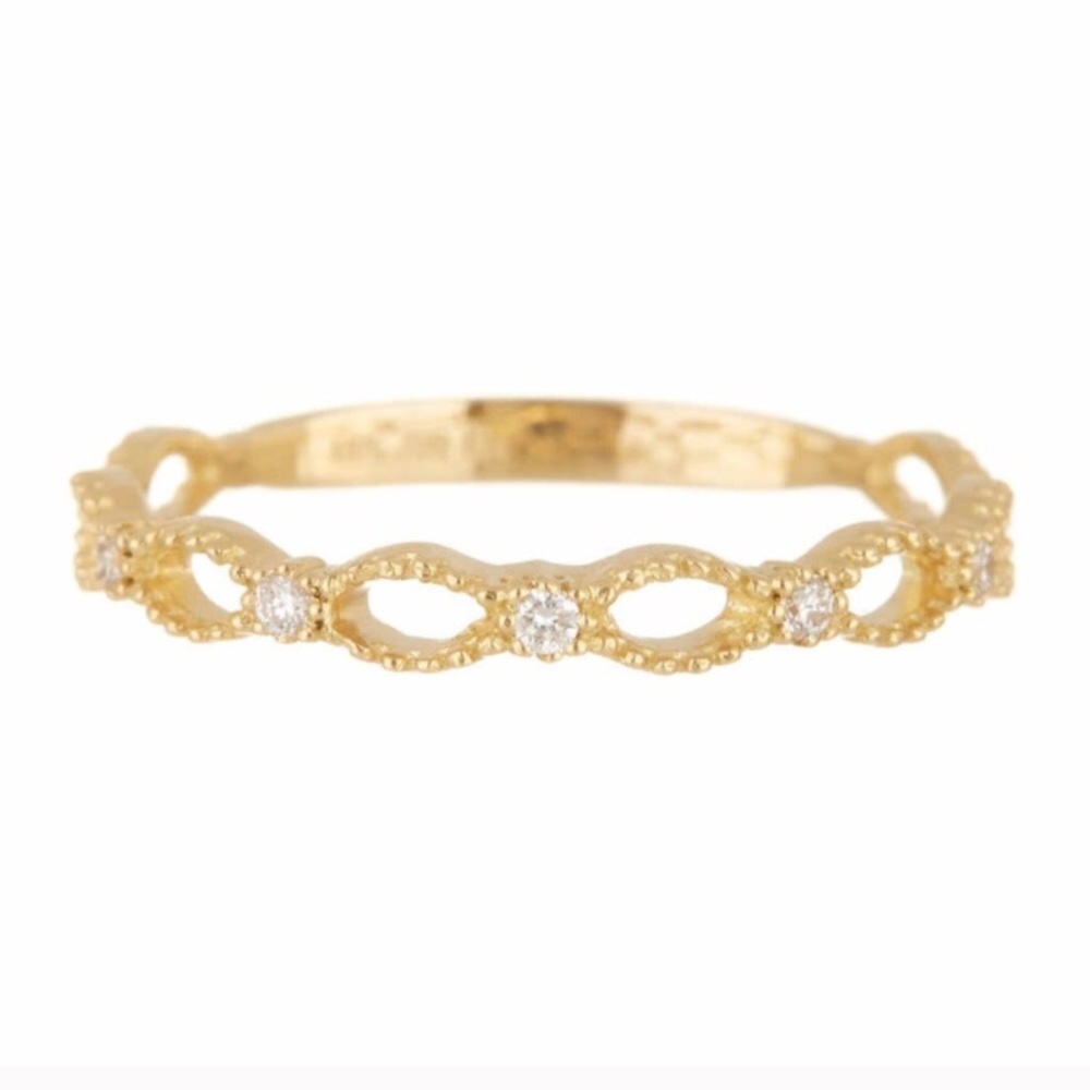 Super Gorgeous Lace Gold Band